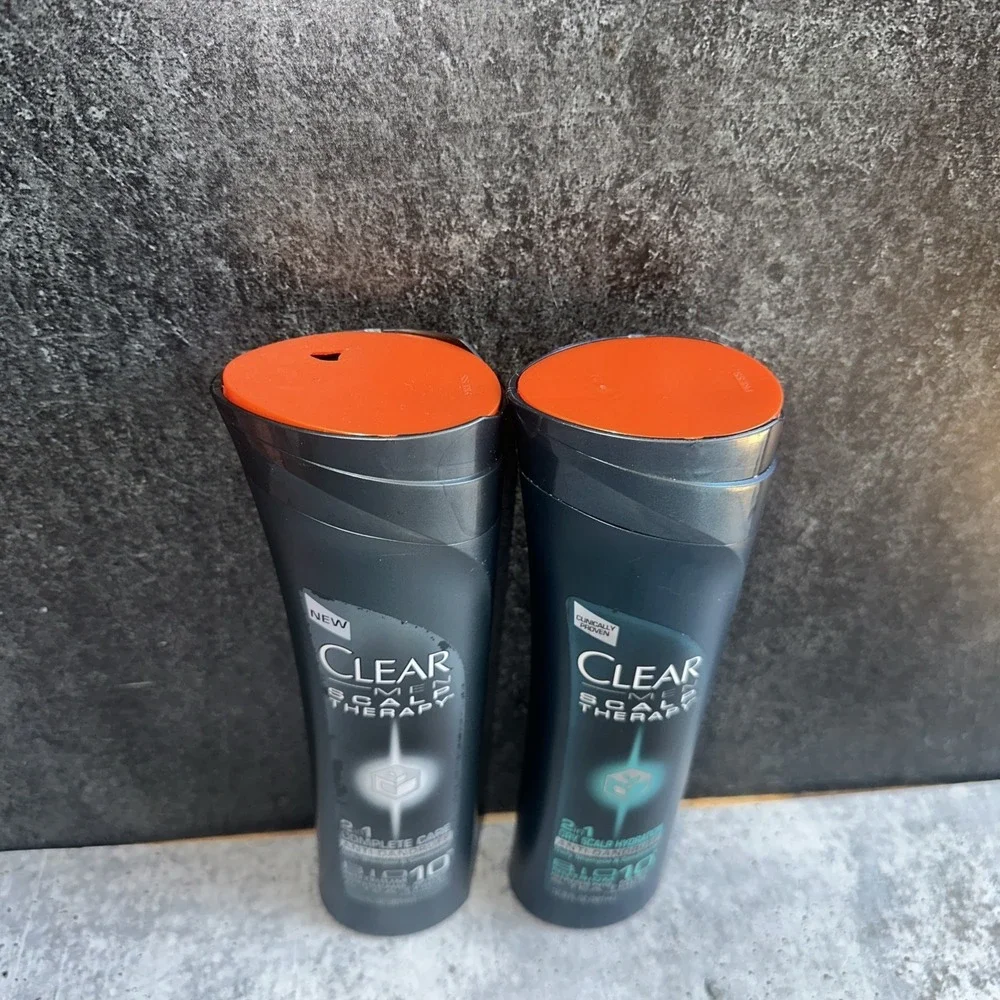 2 CLEAR MEN 2in1 Dry Scalp Hydration Complete Anti-Dandruff Shampoo Conditioner